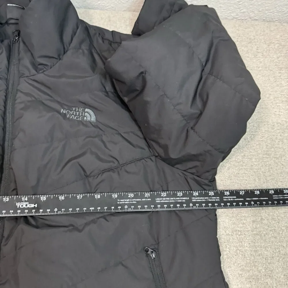 Women’s The North Face Grayish Black Puffer Jacket - Picture 4 of 9